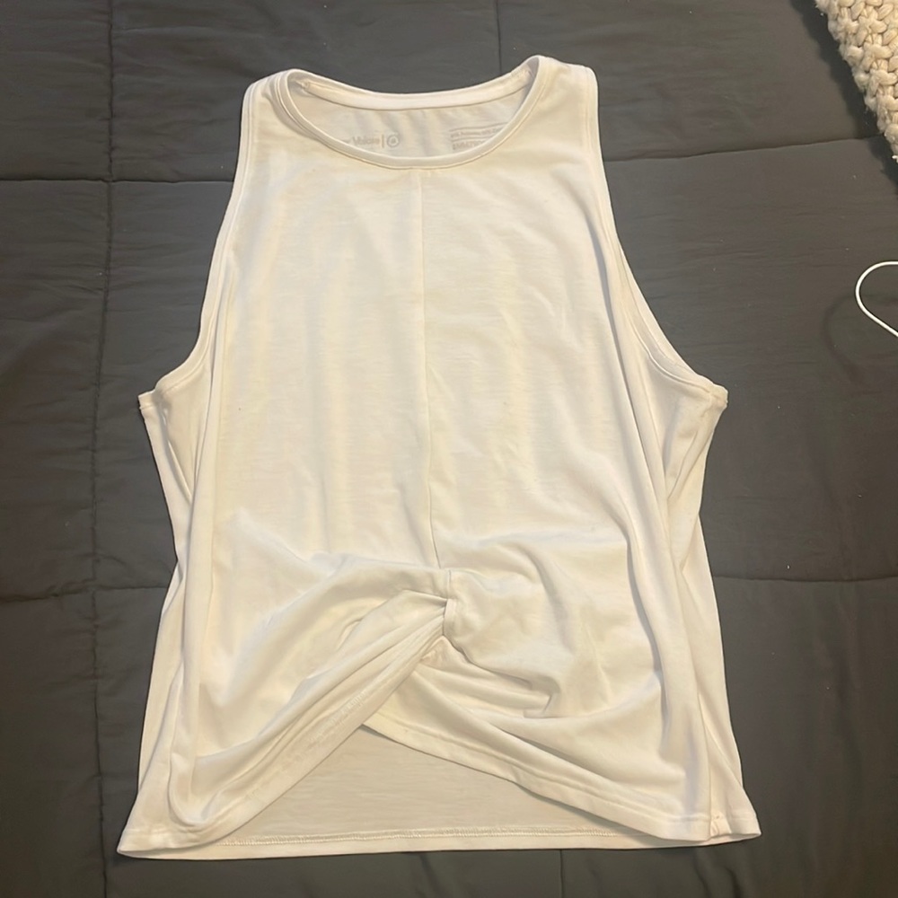 White workout top
